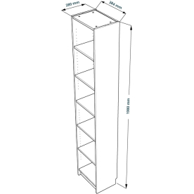 Стеллаж Варма 40