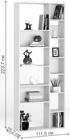 Стеллаж Алстар-12 дуб сонома