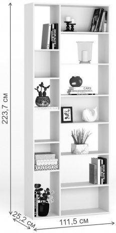 Стеллаж Алстар-12 МХ черный