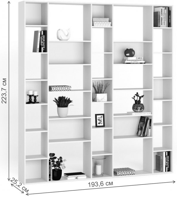 Стеллаж Алстар-17 МХ вишня