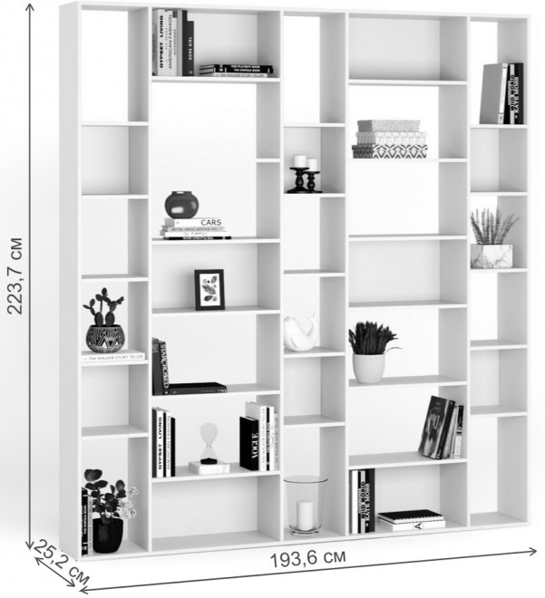 Стеллаж Алстар-17 венге