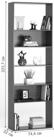 Стеллаж Алстар-1 дуб сонома