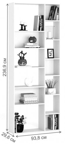 Стеллаж Алстар-22 МХ черный