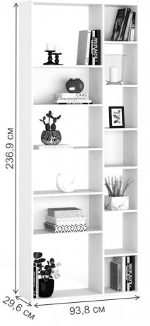 Стеллаж Алстар-22 ясень светлый