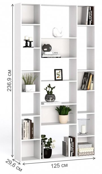 Стеллаж Алстар-23 МХ белый