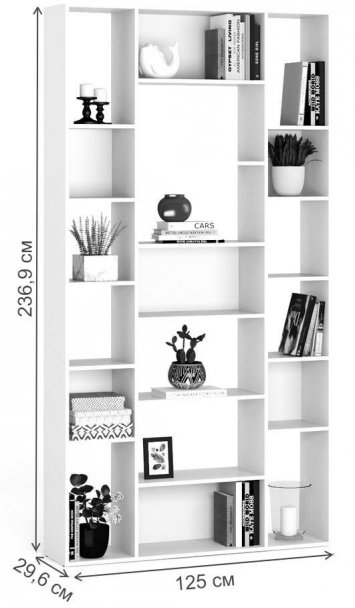 Стеллаж Алстар-23 вишня