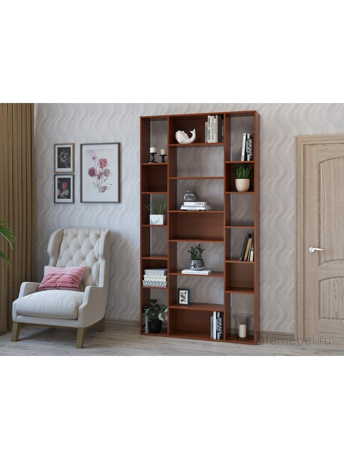 Стеллаж Алстар-23 вишня