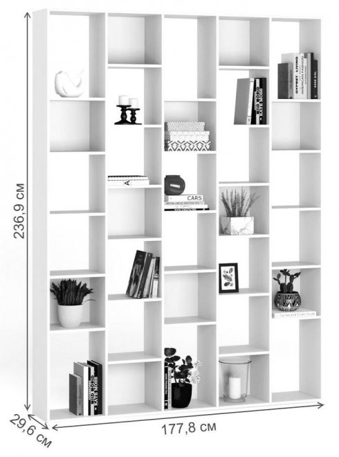 Стеллаж Алстар-25 вишня