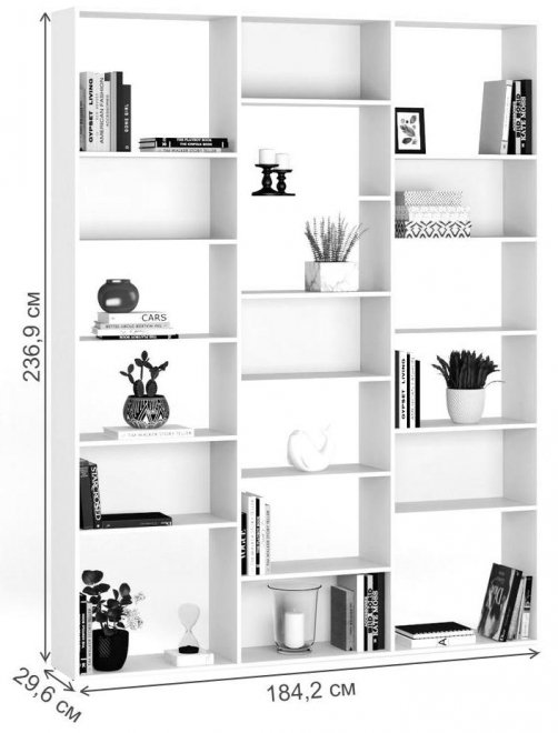 Стеллаж Алстар-26 ясень светлый