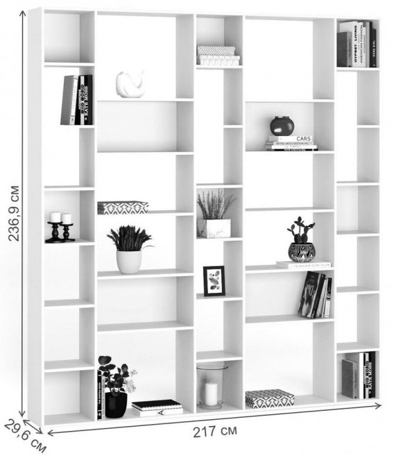 Стеллаж Алстар-27 МХ черный