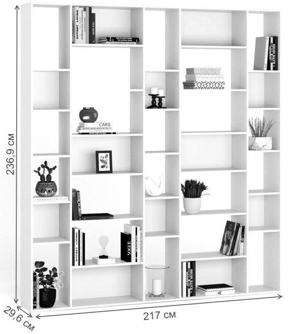 Стеллаж Алстар-27 венге