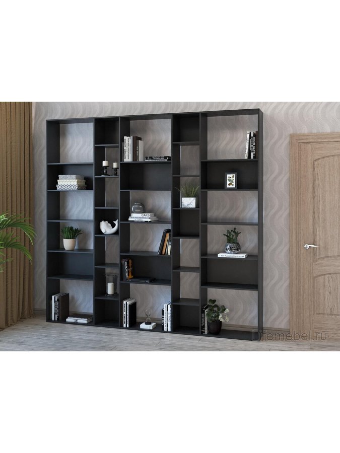 Стеллаж Алстар-28 черный