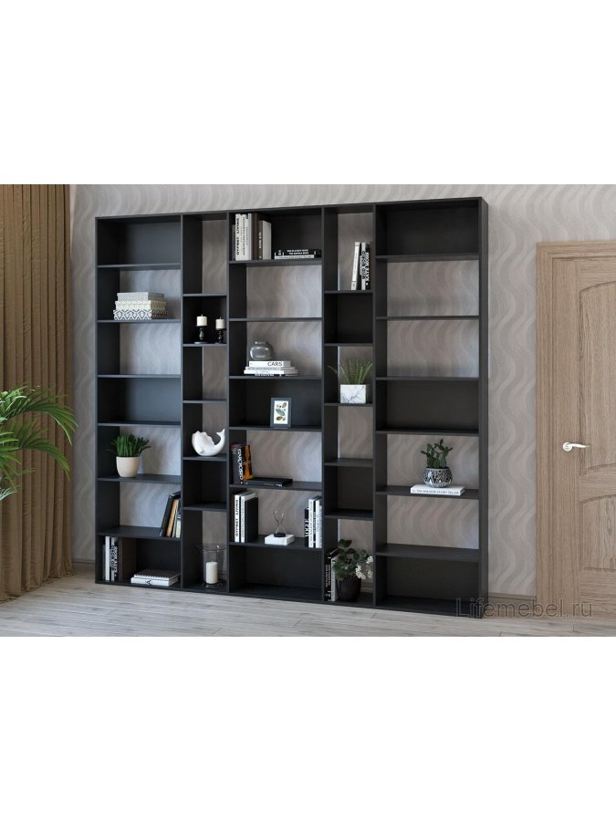 Стеллаж Алстар-28 МХ черный