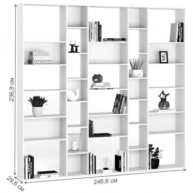 Стеллаж Алстар-28 венге
