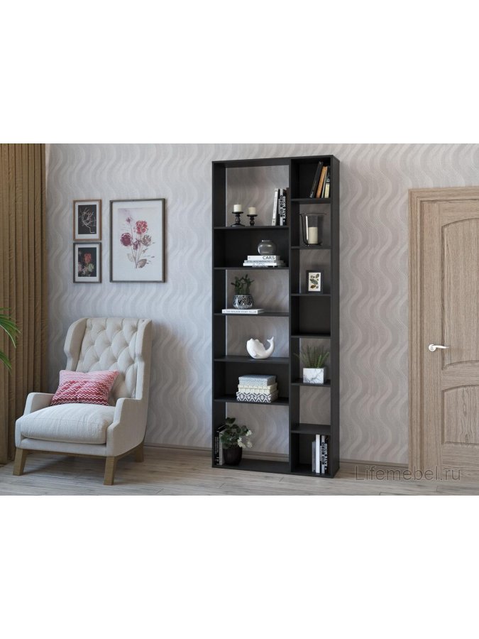 Стеллаж Алстар-2 черный