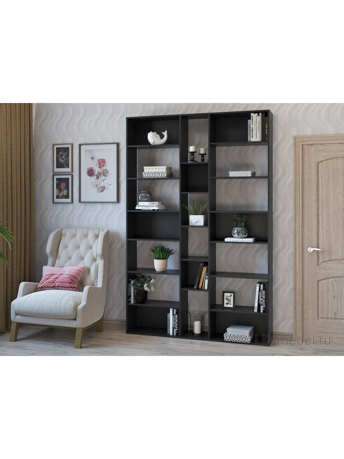 Стеллаж Алстар-4 МХ черный