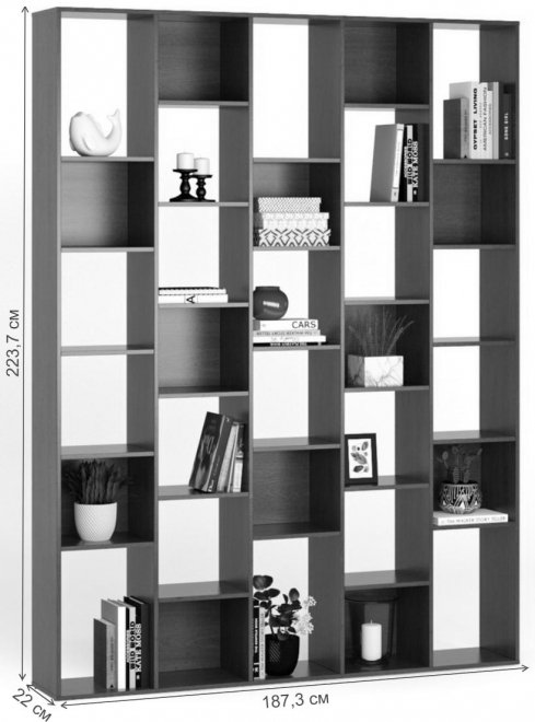 Стеллаж Алстар-5 белый