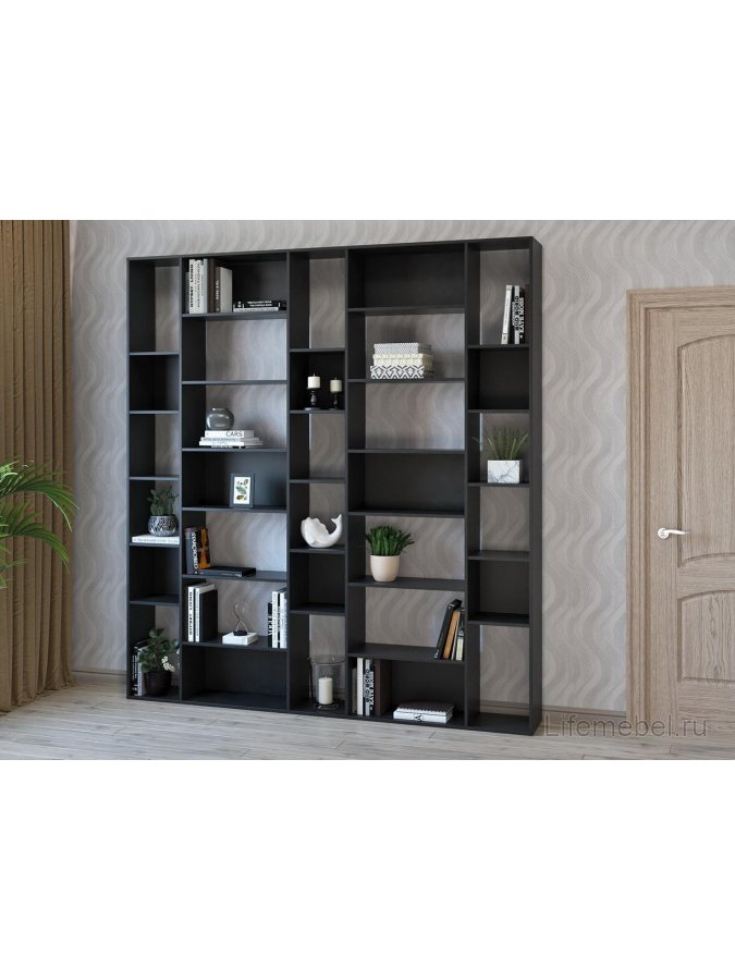 Стеллаж Алстар-7 черный