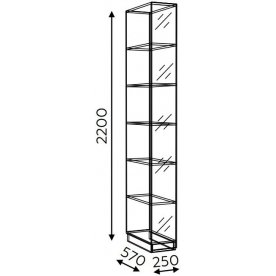 Стеллаж Беатрис модель 13