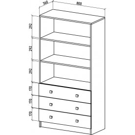 Стеллаж Бостон-4