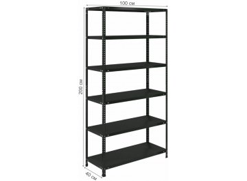 Стеллаж Brabix MS KD-200/40-6