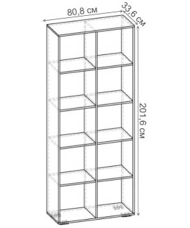 Стеллаж Бриз-2.00 СТ.060.808-00