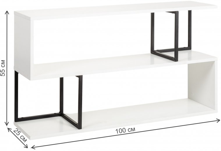 Стеллаж City Lite белый