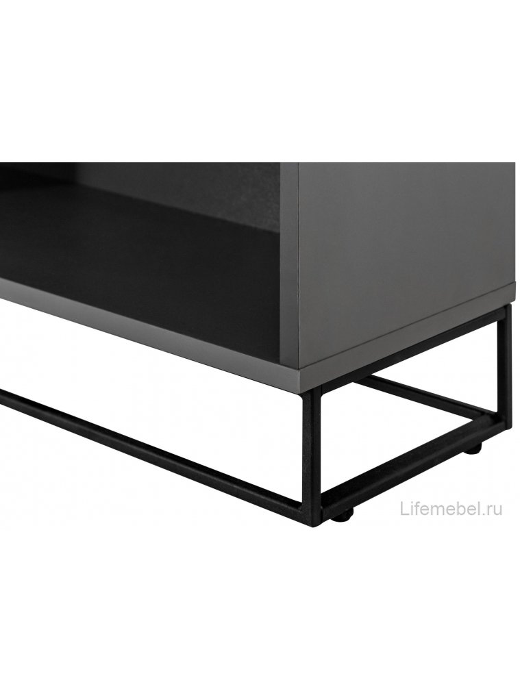 Стеллаж City завершающий графит