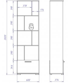 Стеллаж Денвер