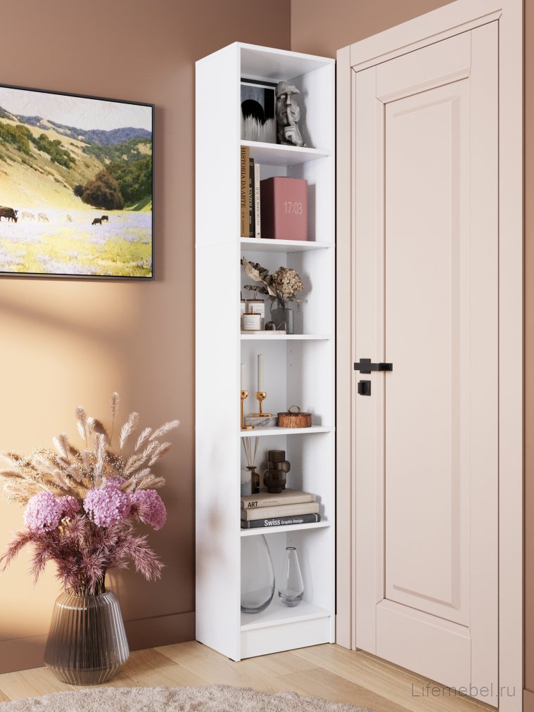 Стеллаж Hardy лдсп белый