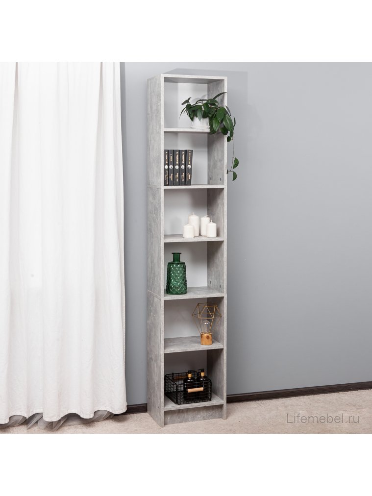 Стеллаж Hardy лдсп бетон