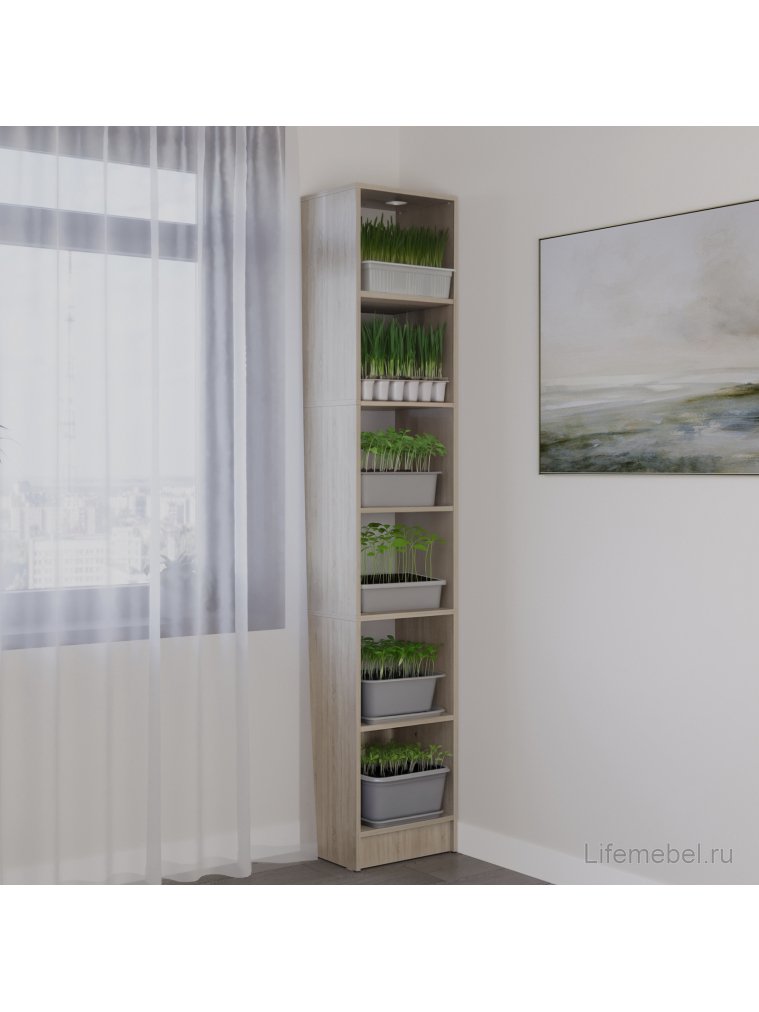 Стеллаж Hardy лдсп дуб сонома