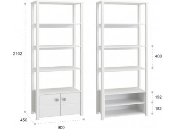 Стеллаж Изабель ИЗ-62К
