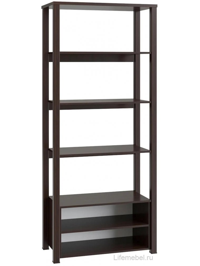 Стеллаж Изабель ИЗ-62К орех темный
