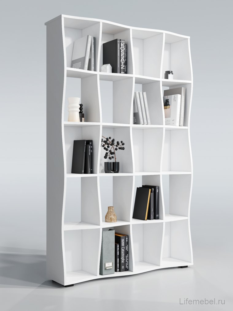 Стеллаж Контемпо КТ-01 белый бриллиант