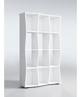 Книжный шкаф Контемпо КТ-02 белый бриллиант