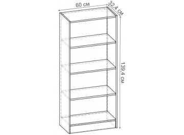 Стеллаж Лайн-64 СТ.050.600-00