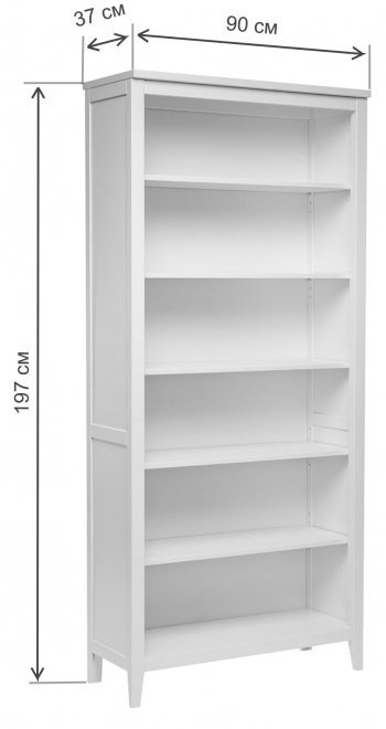 Стеллаж Leset Мира 00 белый