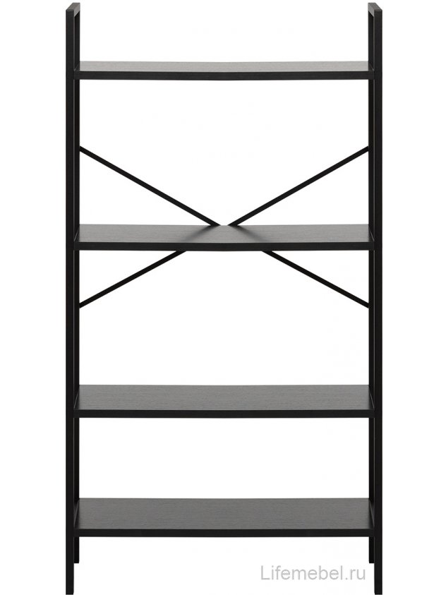 Стеллаж Leset Стилвуд 24 черный