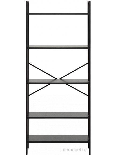 Стеллаж Leset Стилвуд 25 черный
