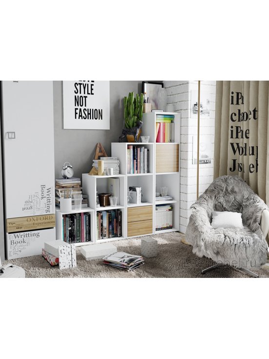 Стеллаж Литл Тип 4 белый