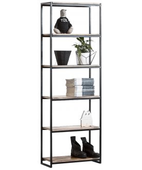 Стеллаж Metalframe жженая береза