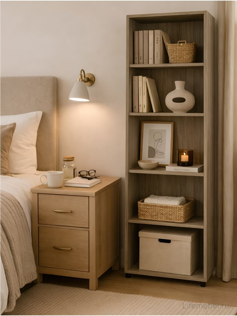 Стеллаж ОФ-30 блэквуд сатиновый