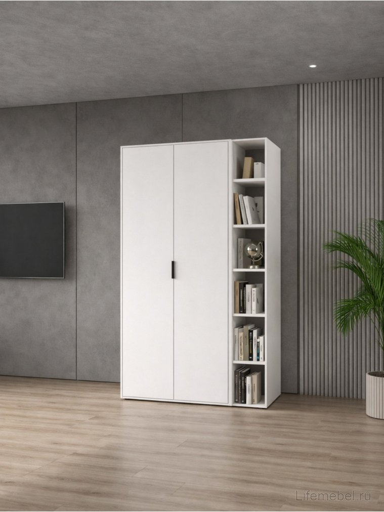 Стеллаж Оптима ОП-12 белый структурный