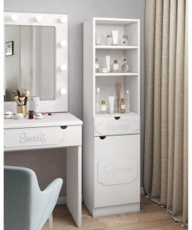 Книжный шкаф ДримСтар ДС-62 белое дерево