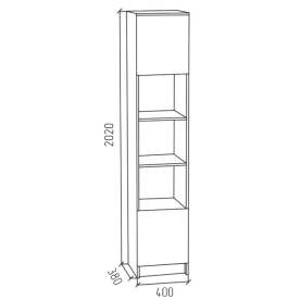 Стеллаж ПРС2