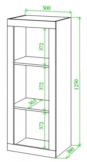 Стеллаж К карамель