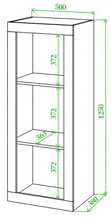 Стеллаж Ш шамони