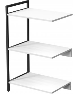 Стеллаж cubos 10СПС.3.400 белый / черный