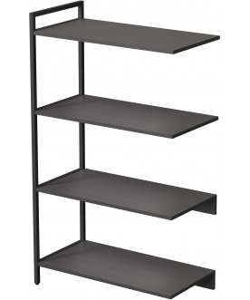 Стеллаж cubos 10СПВ.6.400 графит / черный